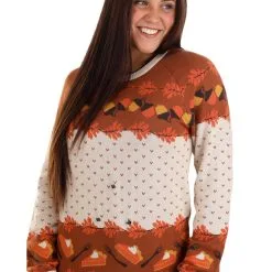 BigWan Apparel Co. 3D Turkey Adult Ugly Holiday Sweater 13 BigWan Apparel Co. 3D Turkey Adult Ugly Holiday Sweater -wizard of oz costume shop 3d turkey ugly holiday sweater alt 2