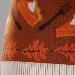 BigWan Apparel Co. 3D Turkey Adult Ugly Holiday Sweater 15 BigWan Apparel Co. 3D Turkey Adult Ugly Holiday Sweater -wizard of oz costume shop 3d turkey ugly holiday sweater alt 4