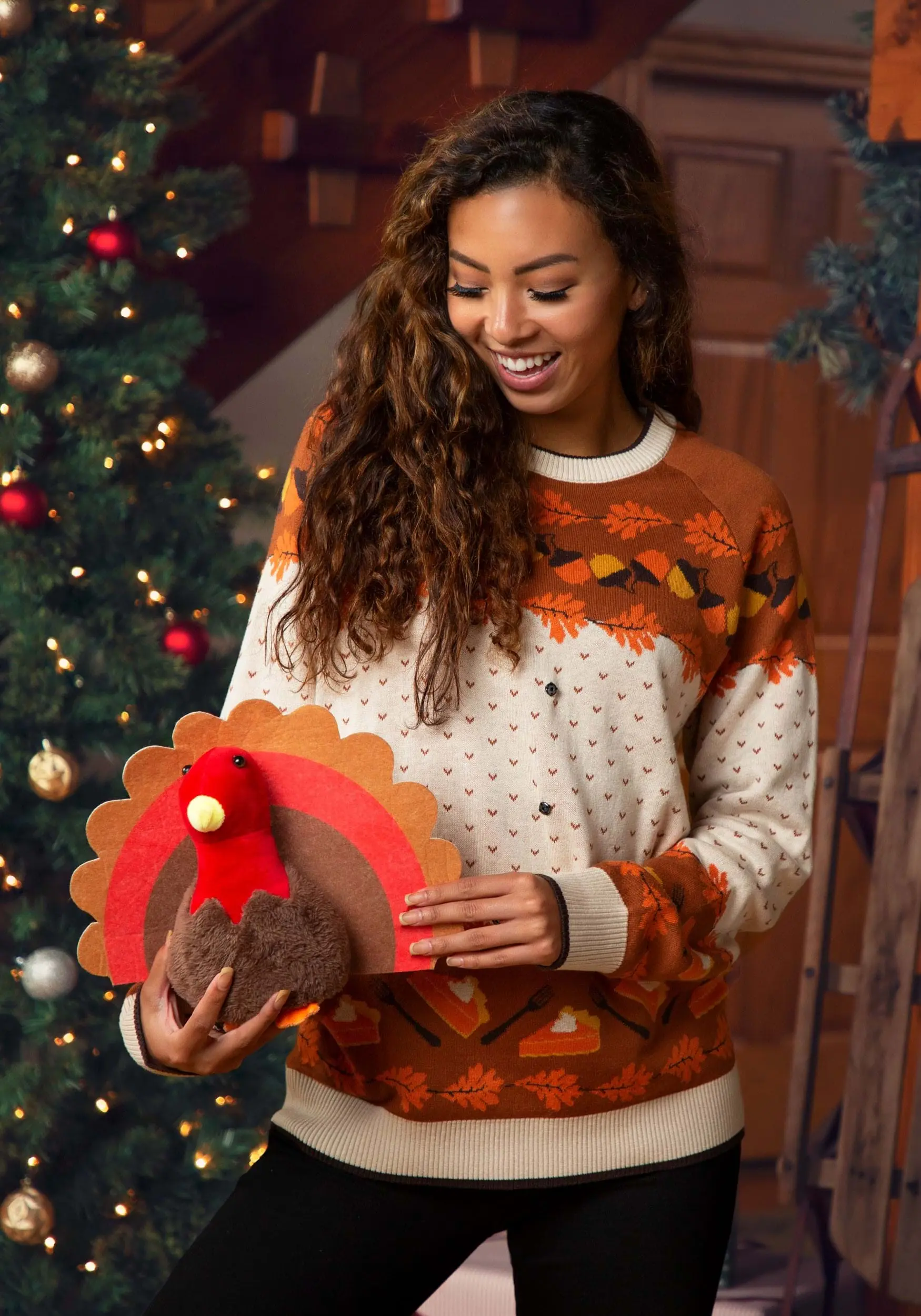 BigWan Apparel Co. 3D Turkey Adult Ugly Holiday Sweater 10 BigWan Apparel Co. 3D Turkey Adult Ugly Holiday Sweater - Image 10