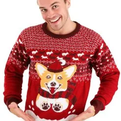 BigWan Apparel Co. A Very Corgi Christmas Ugly Christmas Sweater For Adults 13 BigWan Apparel Co. A Very Corgi Christmas Ugly Christmas Sweater For Adults -wizard of oz costume shop adult a very corgi christmas ugly christmas sweater 4