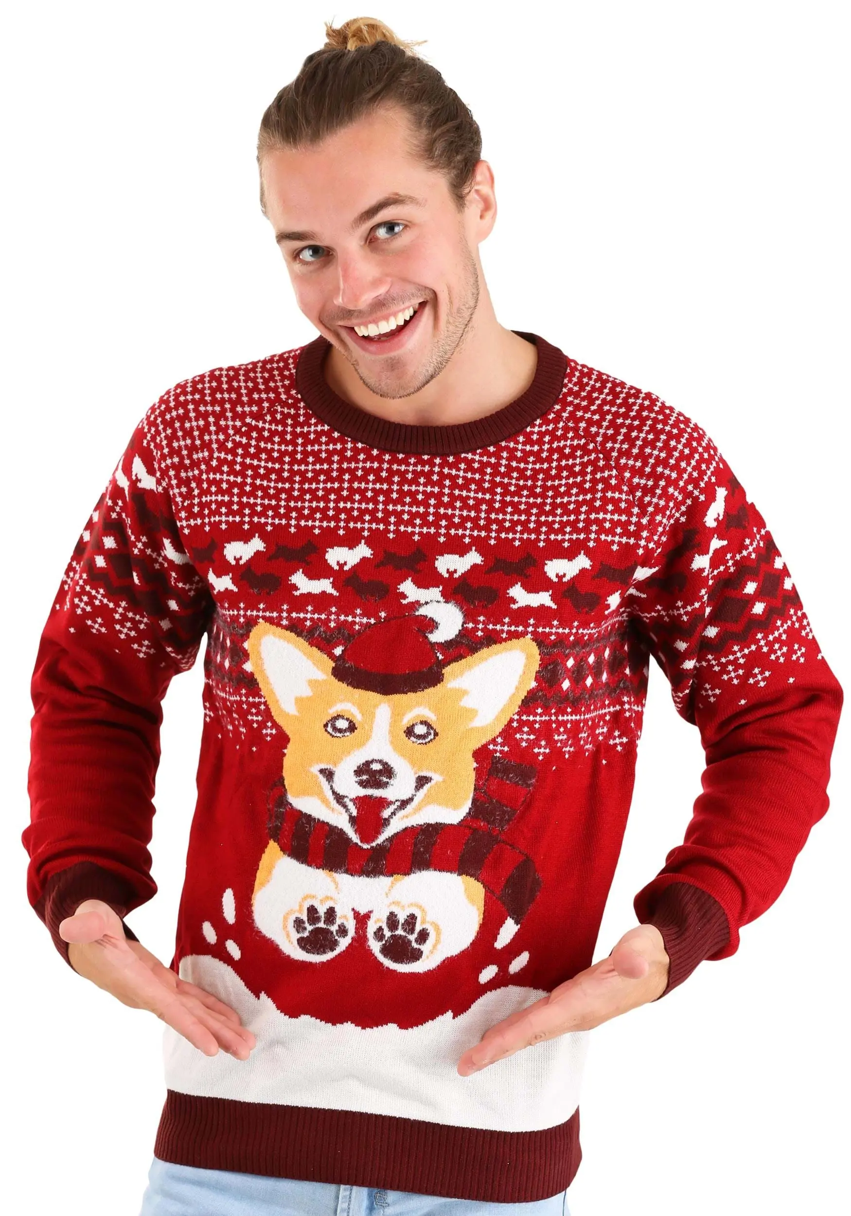 BigWan Apparel Co. A Very Corgi Christmas Ugly Christmas Sweater For Adults 6 BigWan Apparel Co. A Very Corgi Christmas Ugly Christmas Sweater For Adults - Image 6