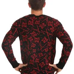 BigWan Apparel Co. Annabelle Halloween Sweater For Adults 17 BigWan Apparel Co. Annabelle Halloween Sweater For Adults -wizard of oz costume shop adult annabelle halloween sweater alt 2