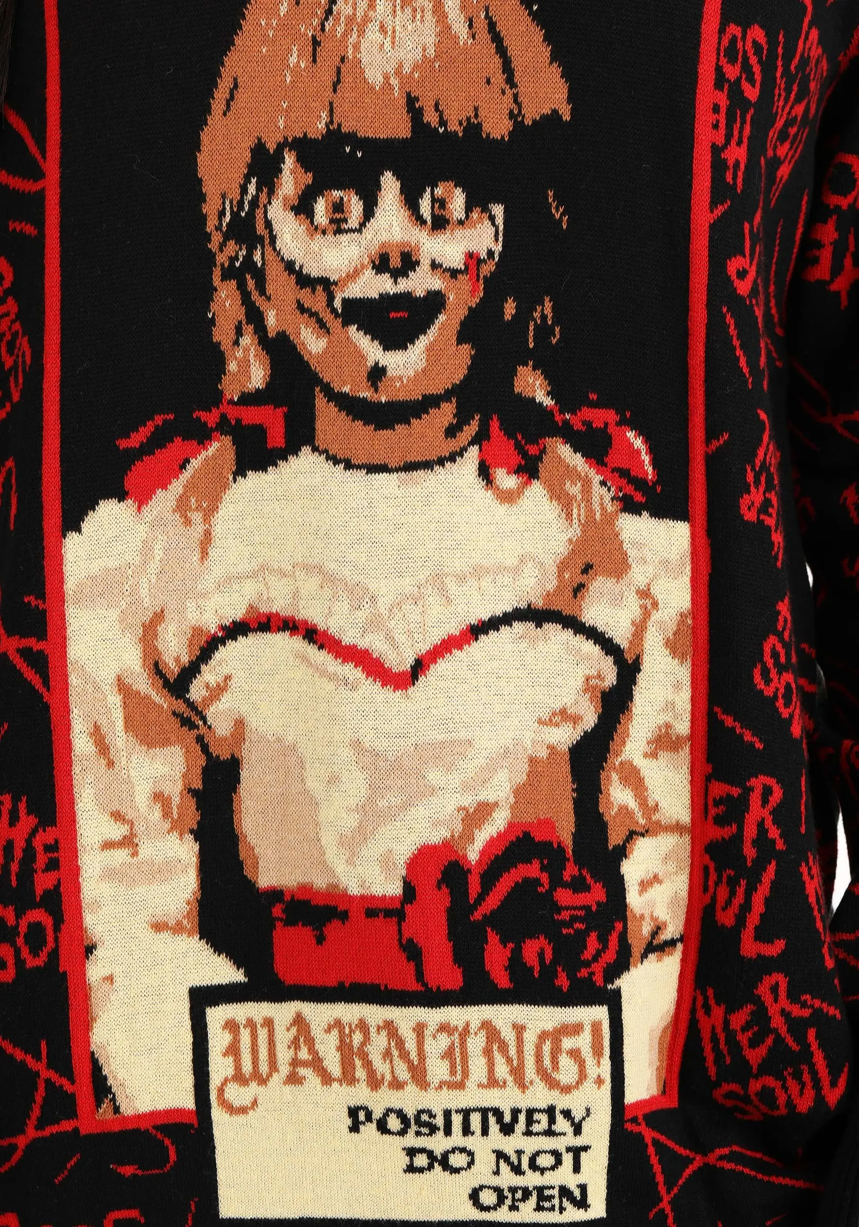 BigWan Apparel Co. Annabelle Halloween Sweater For Adults 9 BigWan Apparel Co. Annabelle Halloween Sweater For Adults - Image 9