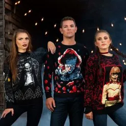 BigWan Apparel Co. Annabelle Halloween Sweater For Adults 13 BigWan Apparel Co. Annabelle Halloween Sweater For Adults -wizard of oz costume shop adult annabelle halloween sweater alt 8