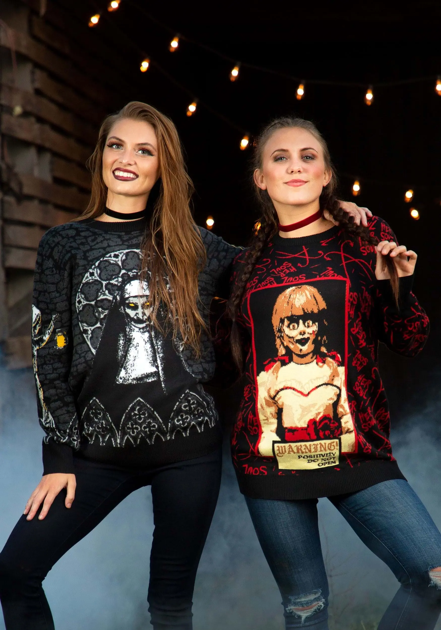 BigWan Apparel Co. Annabelle Halloween Sweater For Adults 3 BigWan Apparel Co. Annabelle Halloween Sweater For Adults - Image 3