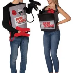 Morris Costumes Adult Battery & Jumper Cables Couple's Costume