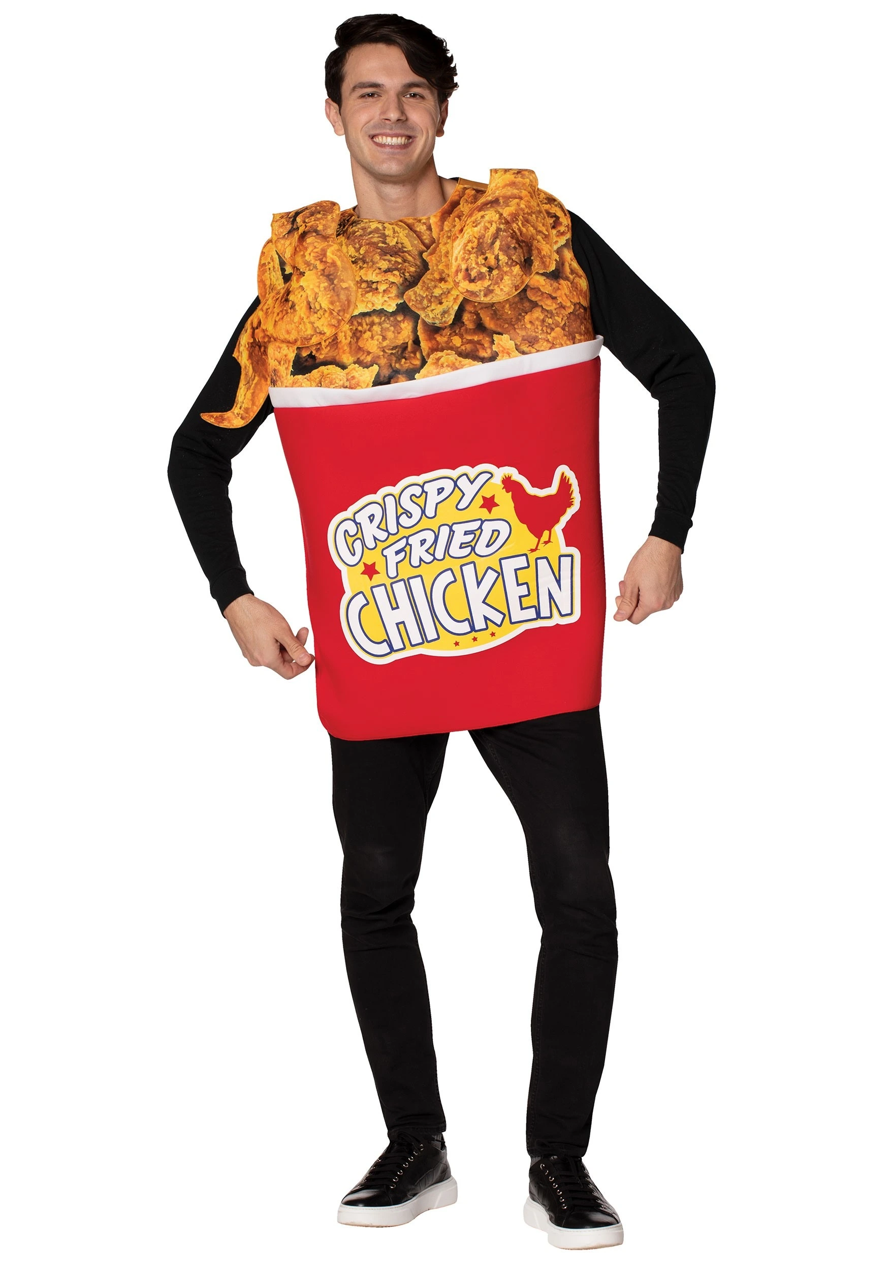 Morris Costumes Adult Bucket Of Fried Chicken Costume 1 Morris Costumes Adult Bucket Of Fried Chicken Costume