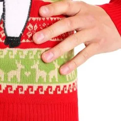 BigWan Apparel Co. Adult Christmas Llama Ugly Sweater 24 BigWan Apparel Co. Adult Christmas Llama Ugly Sweater -wizard of oz costume shop adult christmas llama ugly sweater alt 10