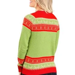 BigWan Apparel Co. Adult Christmas Llama Ugly Sweater 20 BigWan Apparel Co. Adult Christmas Llama Ugly Sweater -wizard of oz costume shop adult christmas llama ugly sweater alt 6