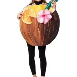 Rasta Imposta Coconut Cocktail Drink Costume For Adults