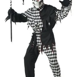 California Costume Collection Adult Dark Jester Costume
