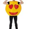 Dress Up America Emoji Heart Smiley Costume For Adults