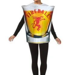 Morris Costumes Fireball Shot Glass Costume For Adults
