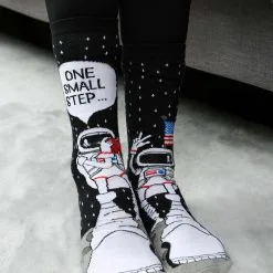 Elope Foot Forward Astronaut Socks For Adults -wizard of oz costume shop adult foot forward astronaut socks alt 1