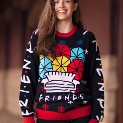 BigWan Apparel Co. Friends Holiday Sweater For Adults