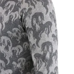 BigWan Apparel Co. Ghoulish Ghosts Halloween Sweater -wizard of oz costume shop adult ghoulish ghosts halloween sweater alt5