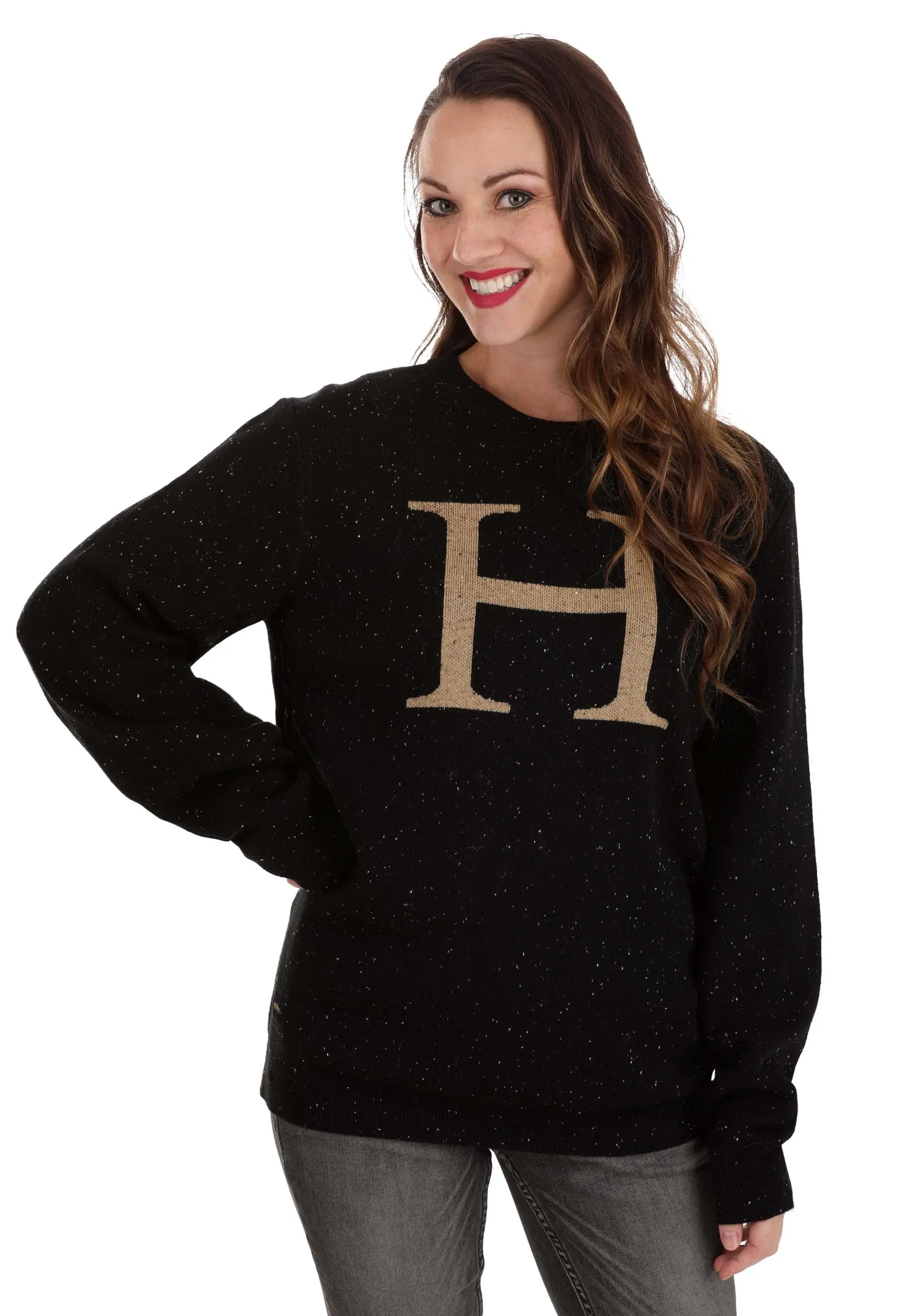 BigWan Apparel Co. Harry Potter "H" Christmas Sweater For Adults 4 BigWan Apparel Co. Harry Potter "H" Christmas Sweater For Adults - Image 4