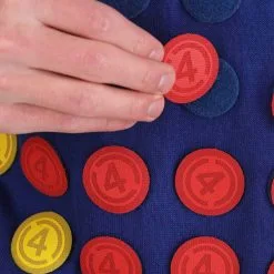 BigWan Apparel Co. Hasbro Connect Four Adult Sweater -wizard of oz costume shop adult hasbro connect four sweater alt 6