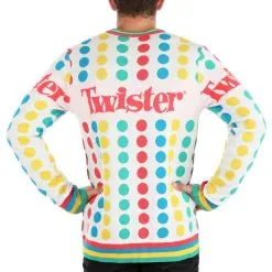 BigWan Apparel Co. Hasbro Twister Sweater For Adults -wizard of oz costume shop adult hasbro games twister sweater alt 3