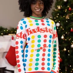 BigWan Apparel Co. Hasbro Twister Sweater For Adults