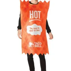 Morris Costumes Hot Taco Bell Sauce Packet Costume For Adults