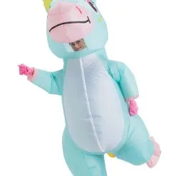 Joyin Inflatable Blue Unicorn Costume For Adults -wizard of oz costume shop adult inflatable blue unicorn costume alt 2