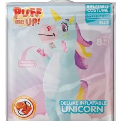 Joyin Inflatable Blue Unicorn Costume For Adults -wizard of oz costume shop adult inflatable blue unicorn costume alt 4