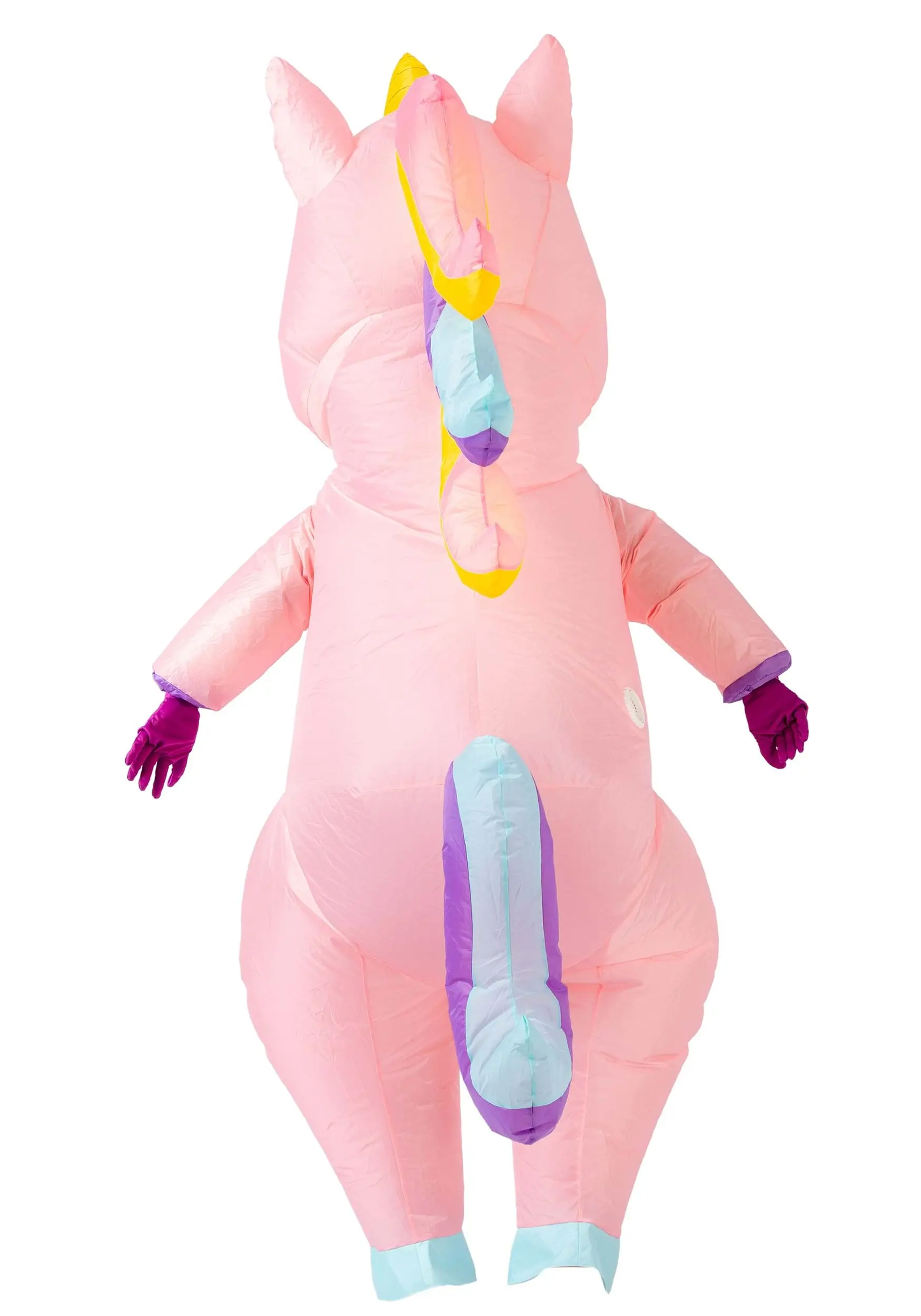 Joyin Inflatable Pink Unicorn Costume For Adults 2 Joyin Inflatable Pink Unicorn Costume For Adults - Image 2