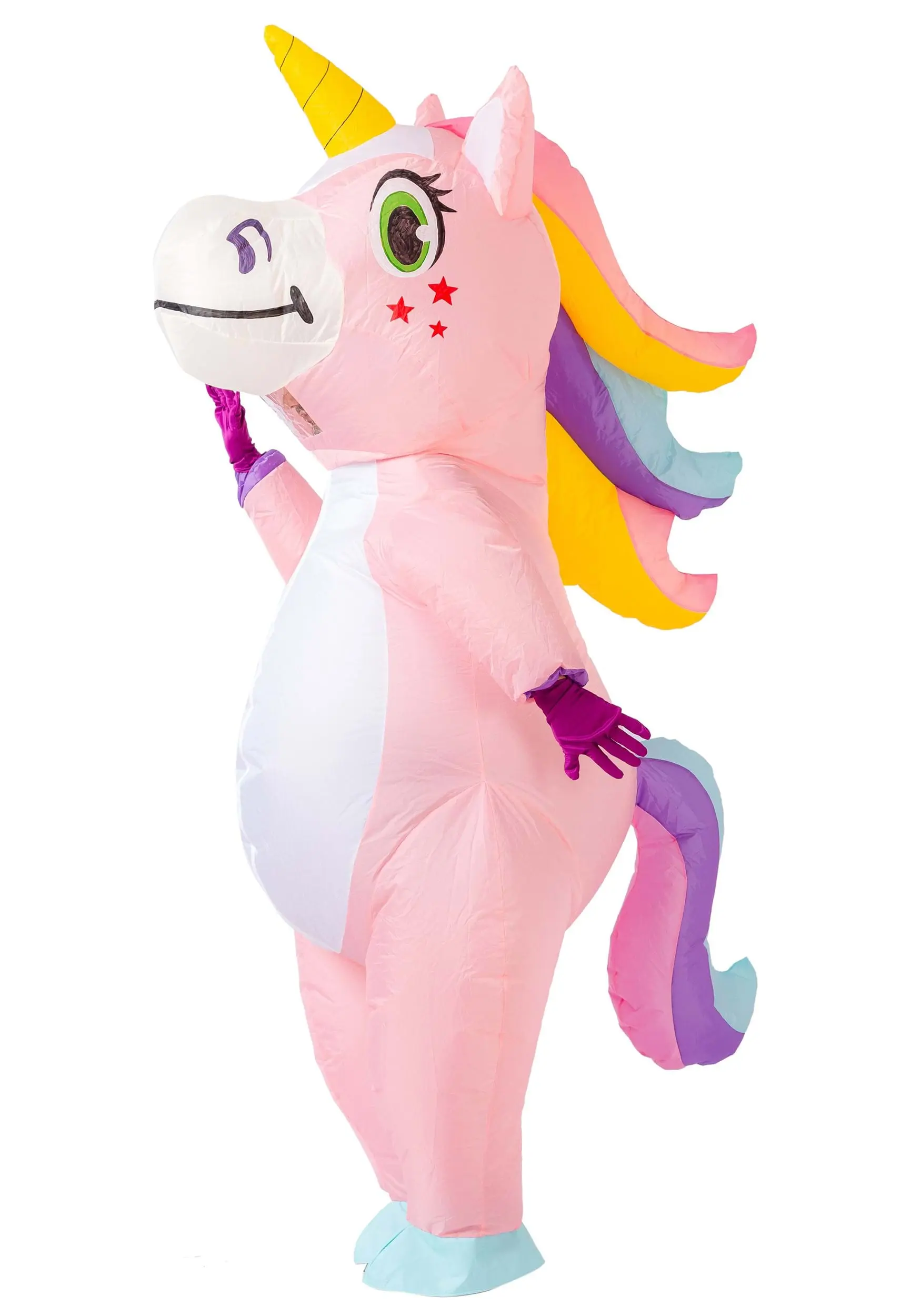 Joyin Inflatable Pink Unicorn Costume For Adults 5 Joyin Inflatable Pink Unicorn Costume For Adults - Image 5