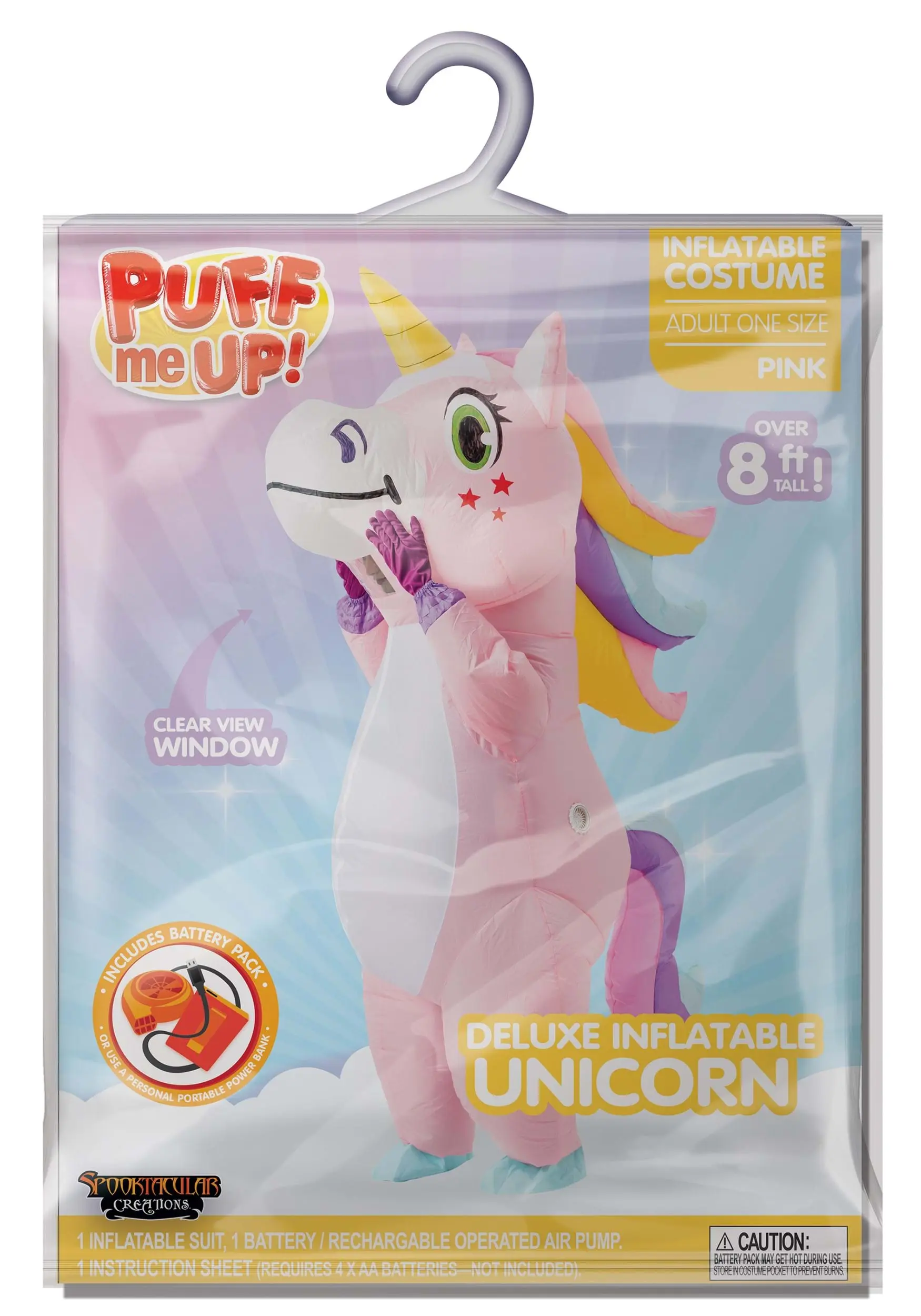 Joyin Inflatable Pink Unicorn Costume For Adults 8 Joyin Inflatable Pink Unicorn Costume For Adults - Image 8