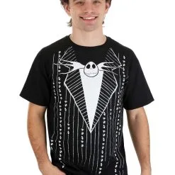 Mad Engine Jack Skellington Tux Adult T-Shirt