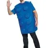 Disguise LEGO Adult Blue Brick Costume