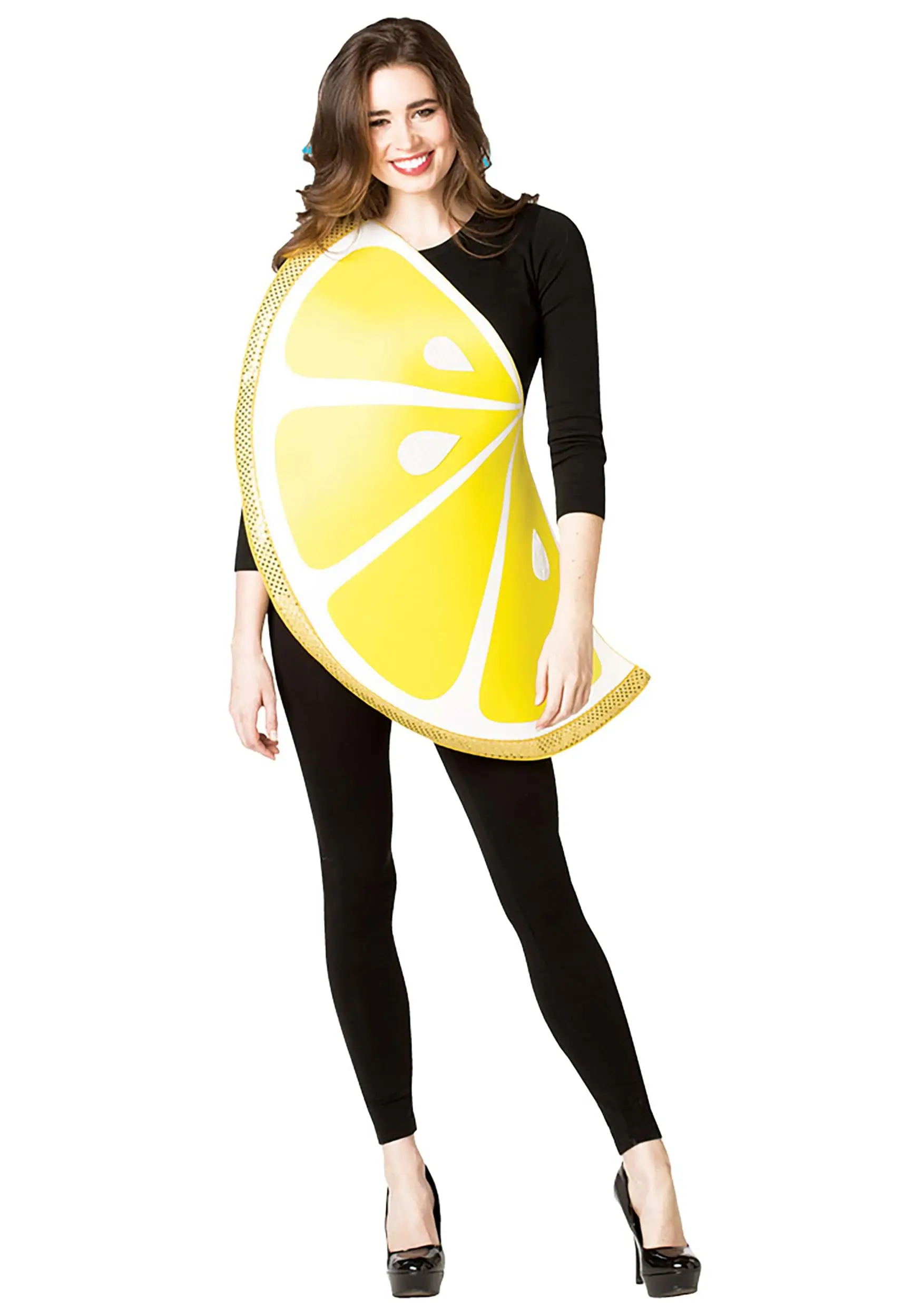 Rasta Imposta Lemon Slice Costume For Adults 1 Rasta Imposta Lemon Slice Costume For Adults
