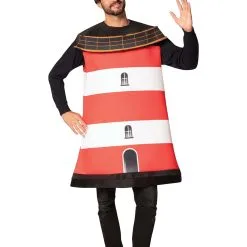 Rasta Imposta Adult Red Lighthouse Costume