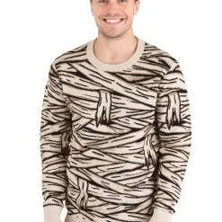 BigWan Apparel Co. Mummy's Curse Halloween Sweater For Adults -wizard of oz costume shop adult mummys curse halloween sweater alt3
