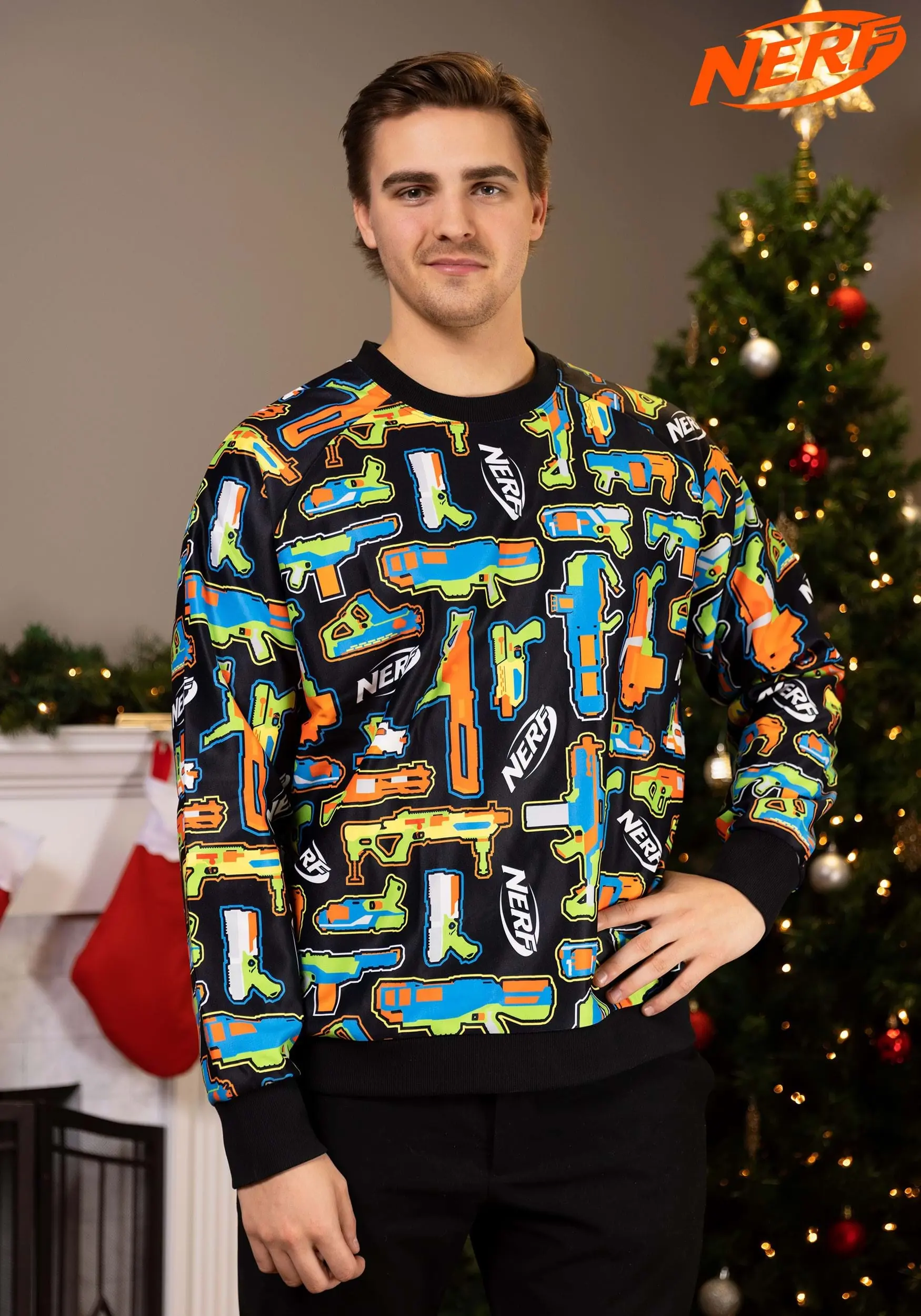 BigWan Apparel Co. Nerf Gun Unisex Sweater For Adults 3 BigWan Apparel Co. Nerf Gun Unisex Sweater For Adults - Image 3