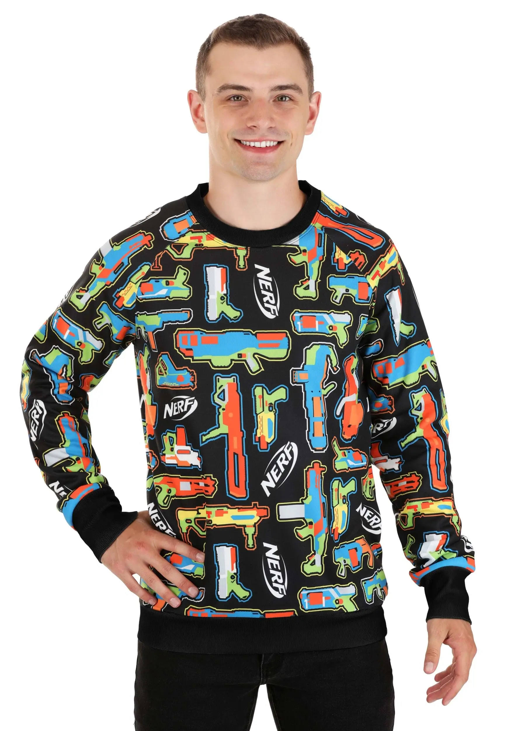 BigWan Apparel Co. Nerf Gun Unisex Sweater For Adults 7 BigWan Apparel Co. Nerf Gun Unisex Sweater For Adults - Image 7