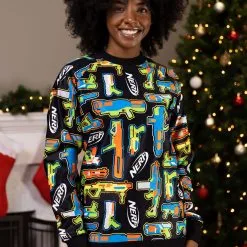 BigWan Apparel Co. Nerf Gun Unisex Sweater For Adults