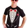 Elope Adult Pixel 8 Tuxedo Shirt