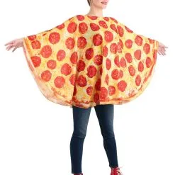 Fun Costumes Adult Pizza Costume Poncho -wizard of oz costume shop adult pizza poncho alt 1