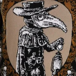 BigWan Apparel Co. Plague Doctor Halloween Sweater For Adults -wizard of oz costume shop adult plague doctor halloween sweater alt 7