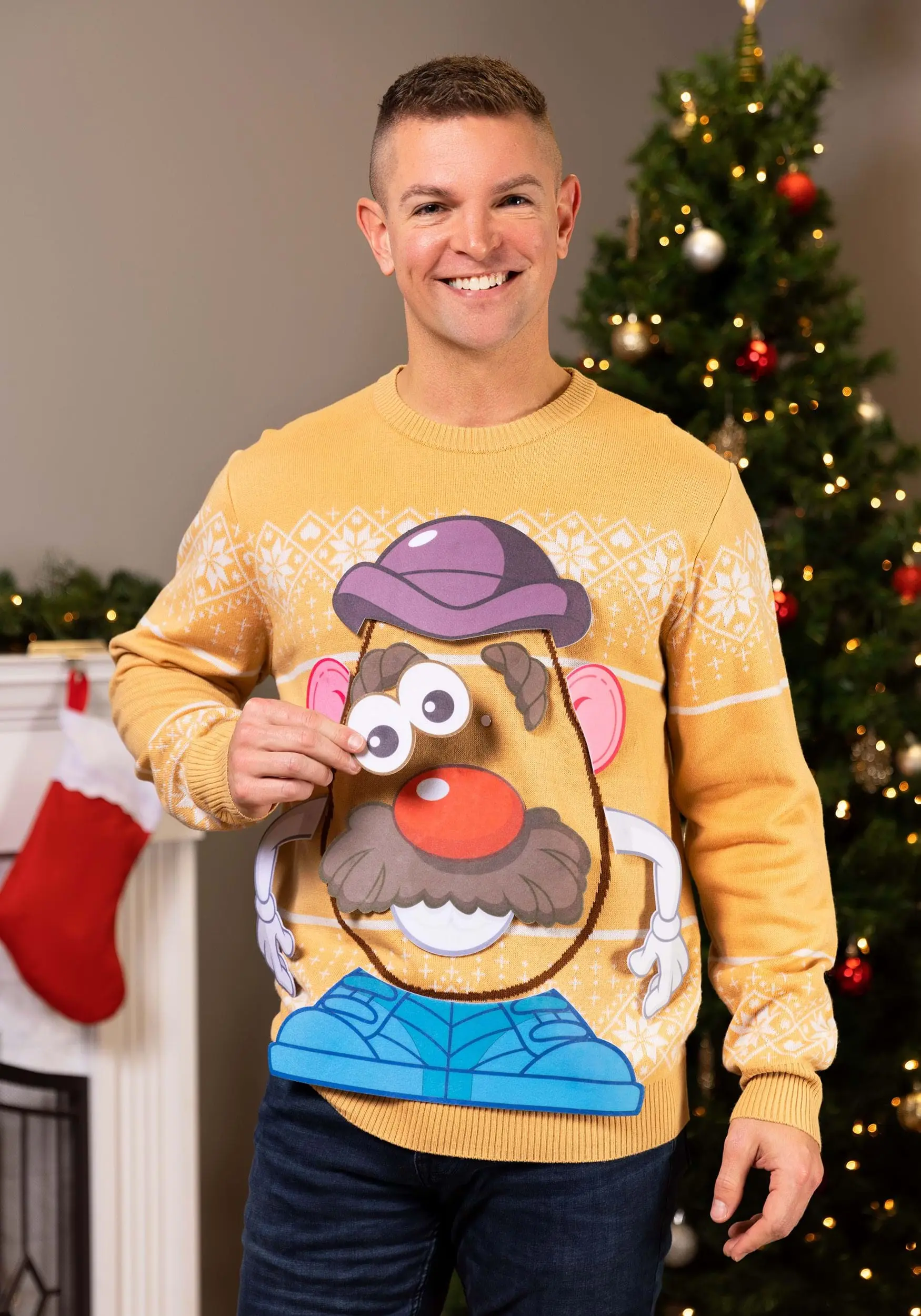 BigWan Apparel Co. Mr. Potato Head Sweater For Adults 3 BigWan Apparel Co. Mr. Potato Head Sweater For Adults - Image 3