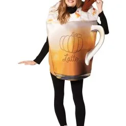 Rasta Imposta Pumpkin Spice Latte Costume For Adults