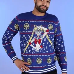 BigWan Apparel Co. Adult Sailor Moon Fair Isle Ugly Christmas Sweater 12 BigWan Apparel Co. Adult Sailor Moon Fair Isle Ugly Christmas Sweater -wizard of oz costume shop adult sailor moon fair isle ugly christmas sweater alt 2