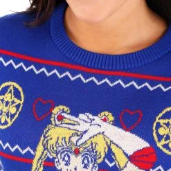 BigWan Apparel Co. Adult Sailor Moon Fair Isle Ugly Christmas Sweater 18 BigWan Apparel Co. Adult Sailor Moon Fair Isle Ugly Christmas Sweater -wizard of oz costume shop adult sailor moon fair isle ugly christmas sweater alt 8