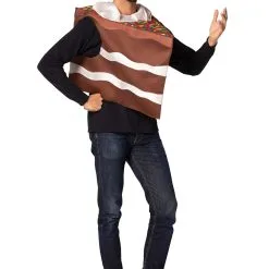 Rasta Imposta Slice Of Chocolate Cake Costume For Adults