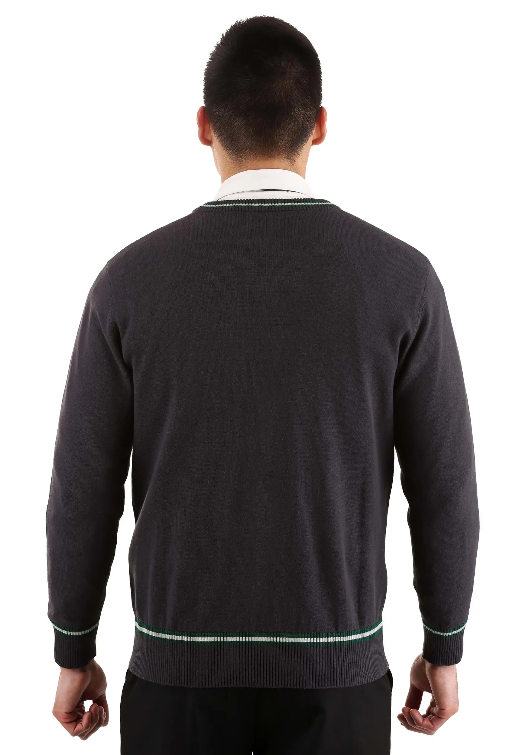 BigWan Apparel Co. Adult Harry Potter Slytherin Uniform Sweater 5 BigWan Apparel Co. Adult Harry Potter Slytherin Uniform Sweater - Image 5