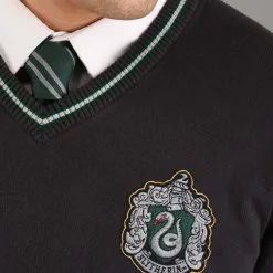 BigWan Apparel Co. Adult Harry Potter Slytherin Uniform Sweater 11 BigWan Apparel Co. Adult Harry Potter Slytherin Uniform Sweater -wizard of oz costume shop adult slytherin uniform harry potter sweater alt 5