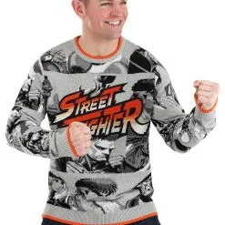 BigWan Apparel Co. Street Fighter Adult Sweater -wizard of oz costume shop adult street fighter sweater alt 4