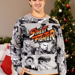 BigWan Apparel Co. Street Fighter Adult Sweater